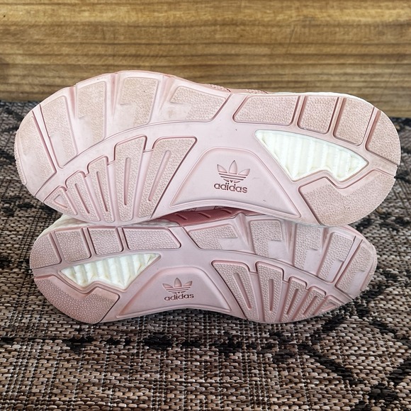 Adidas ZX 1K Boost Women's‎ Size 6 Peach Pink Hi‑Tail H6903R Running Shoes - Picture 9 of 11